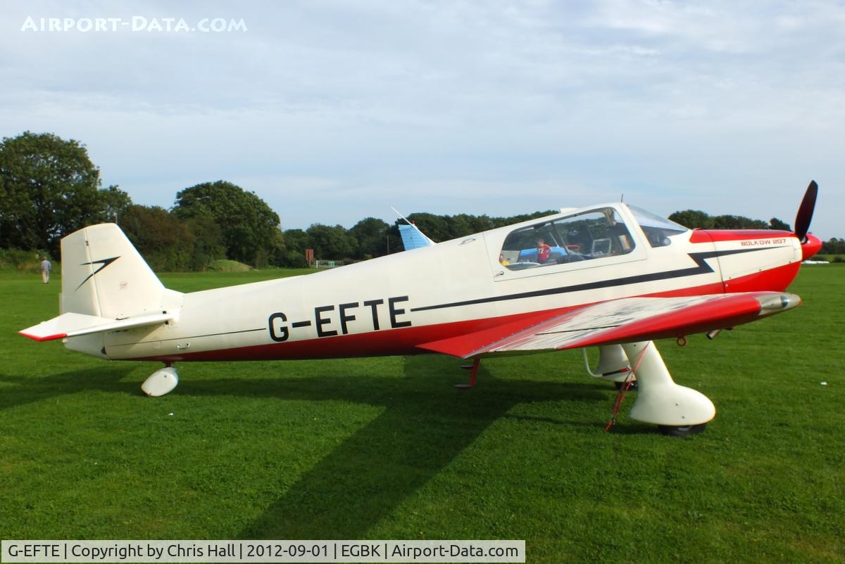 G-EFTE, 1961 Bolkow Bo-207 C/N 218, at the at the LAA Rally 2012, Sywell