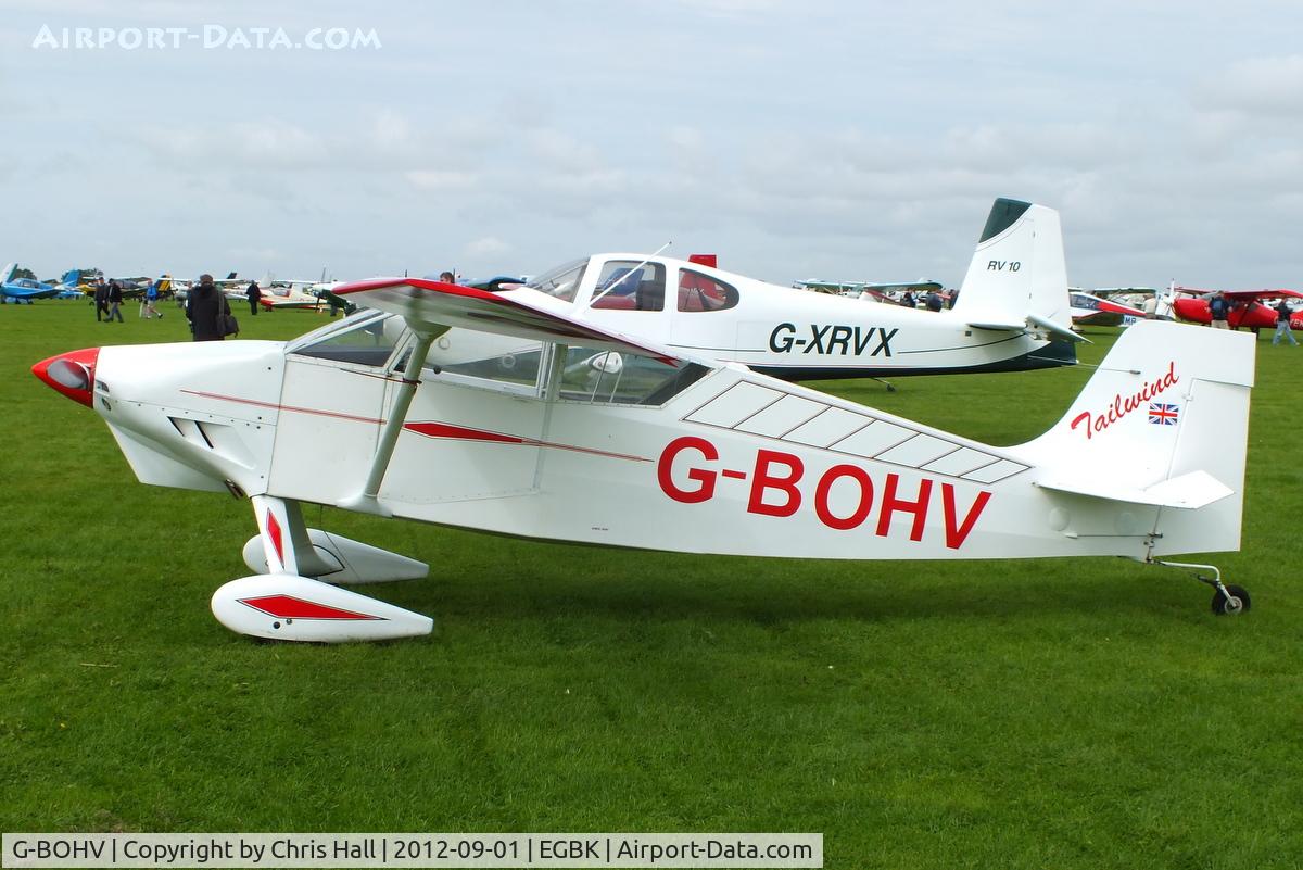 G-BOHV, 1990 Wittman W-8 Tailwind C/N PFA 031-11151, at the at the LAA Rally 2012, Sywell