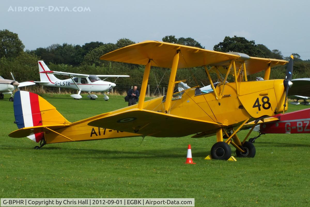 G-BPHR, 1940 De Havilland Australia DH-82A Tiger Moth C/N DHA45, at the at the LAA Rally 2012, Sywell
