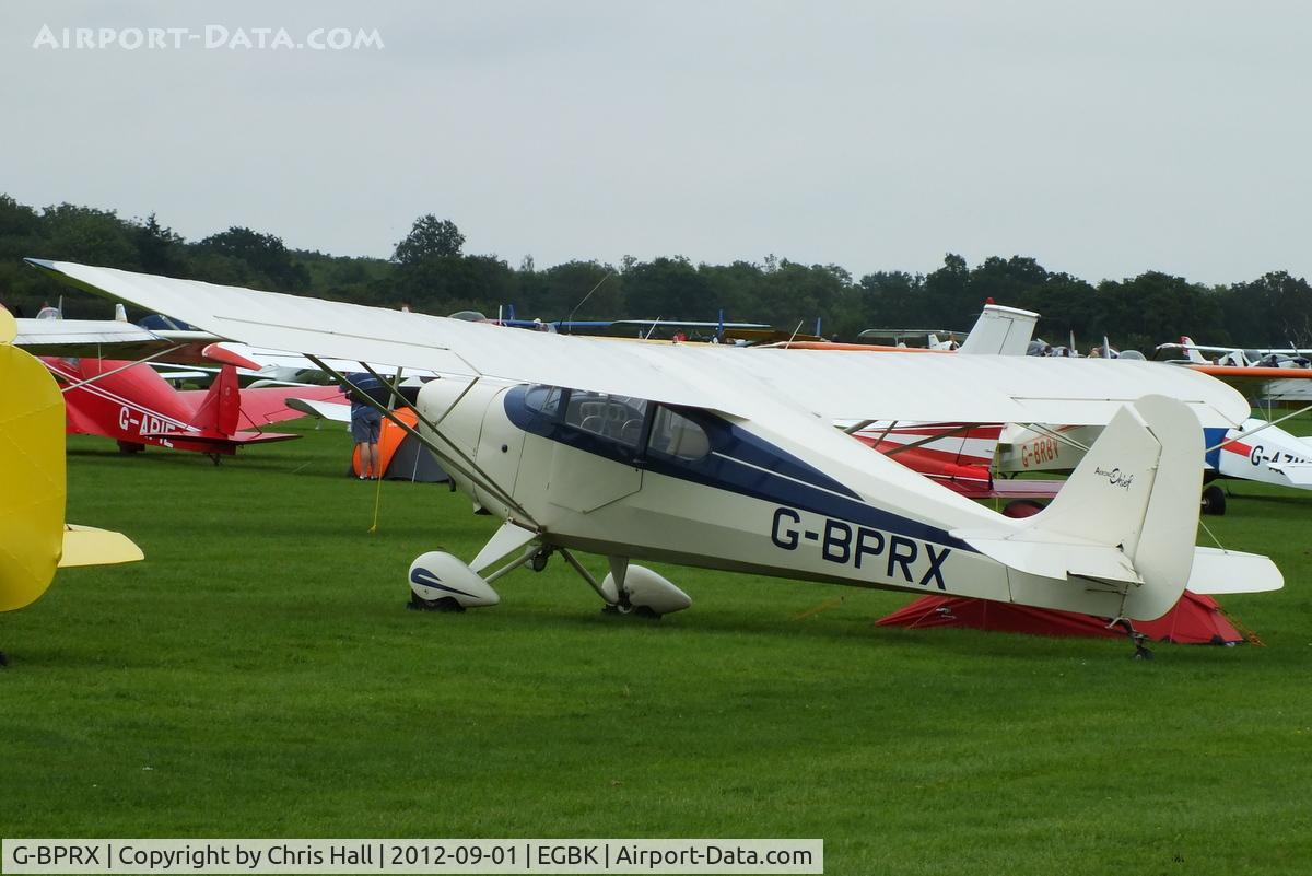 G-BPRX, 1946 Aeronca 11AC Chief Chief C/N 11AC-94, at the at the LAA Rally 2012, Sywell