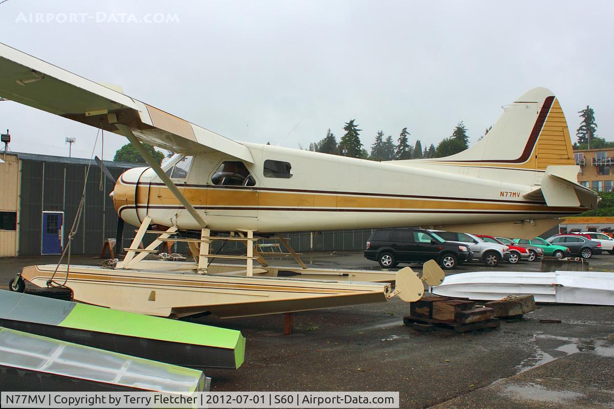 N77MV, 1957 De Havilland Canada U-6A Beaver C/N 1273, 1957 Dehavilland DHC-2 MK. I(L20A), c/n: 1273 (57-6168