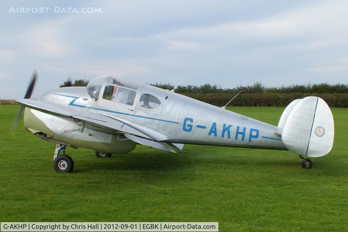 G-AKHP, 1947 Miles M65 Gemini 1A C/N 6519, at the at the LAA Rally 2012, Sywell