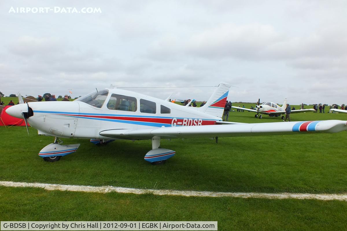 G-BDSB, 1975 Piper PA-28-181 Cherokee Archer II C/N 28-7690107, at the at the LAA Rally 2012, Sywell