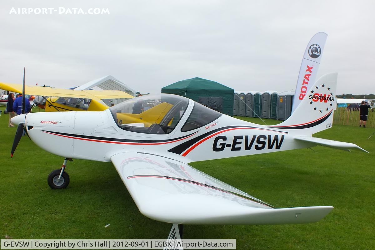 G-EVSW, 2012 Evektor-Aerotechnik Sportstar C/N LAA 315C-15105, at the at the LAA Rally 2012, Sywell