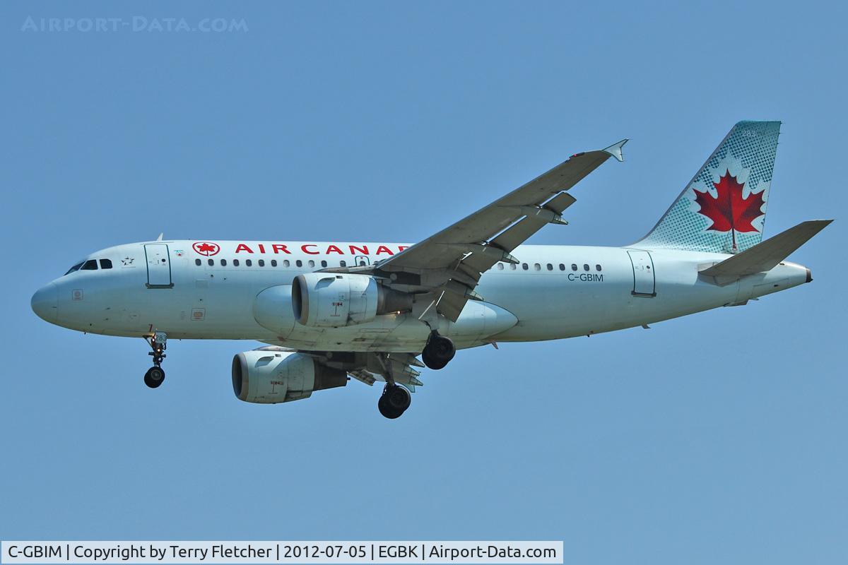 C-GBIM, 1998 Airbus A319-114 C/N 840, 1998 Airbus A319-114, c/n: 840