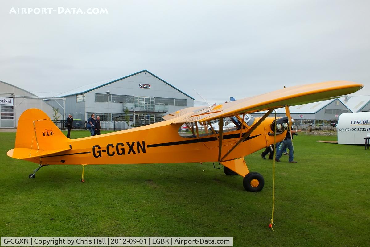 G-CGXN, 2011 American Legend AL3C-100 Cub C/N LAA 373-15028, at the at the LAA Rally 2012, Sywell