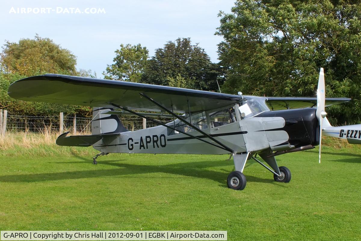 G-APRO, 1952 Auster 6A Tugmaster C/N WJ370, at the at the LAA Rally 2012, Sywell