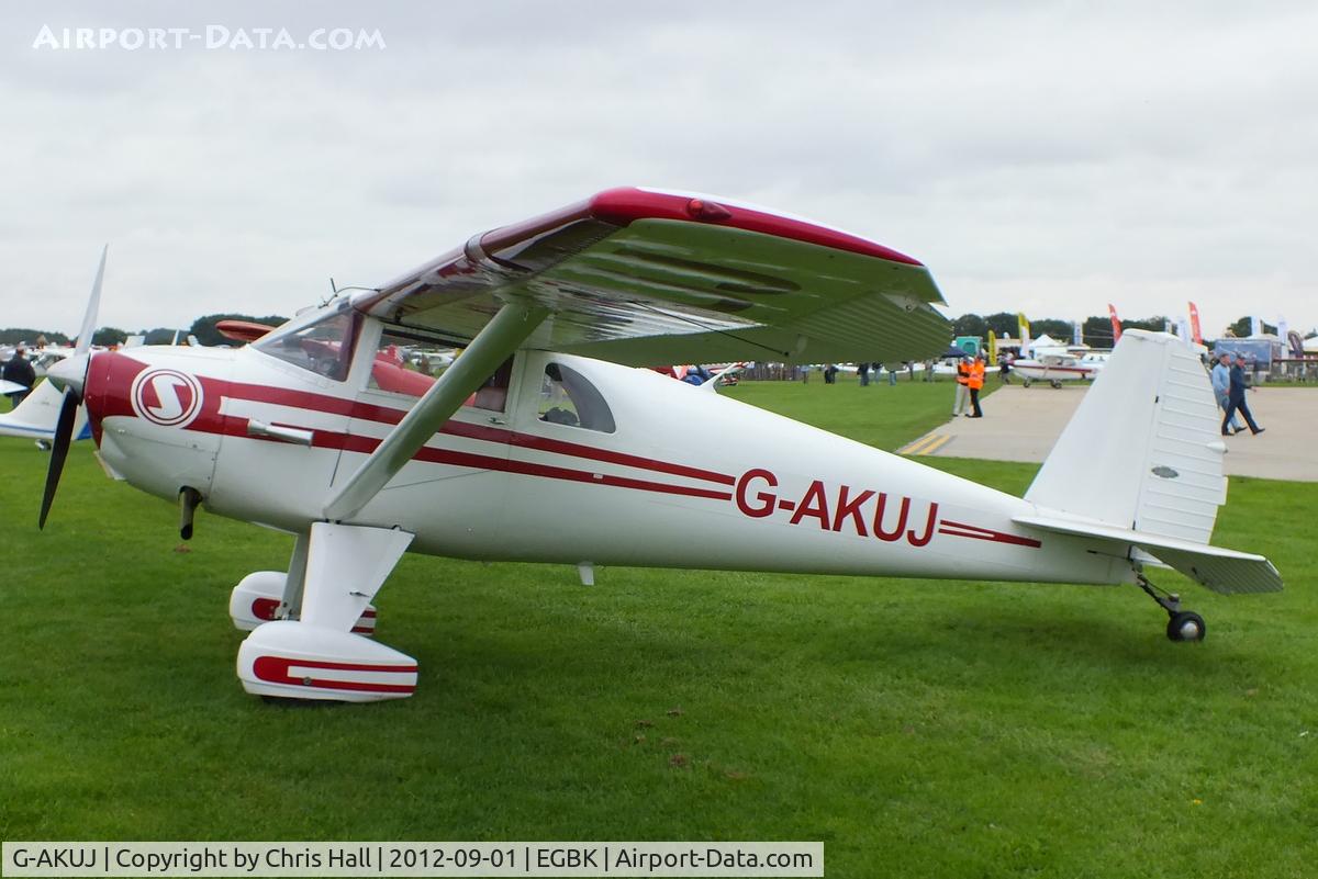 G-AKUJ, 1947 Luscombe 8E Silvaire C/N 5282, at the at the LAA Rally 2012, Sywell