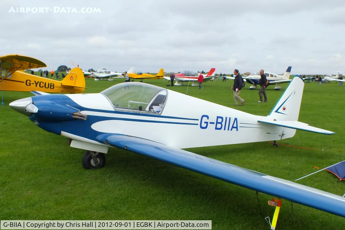 G-BIIA, 1965 Alpavia Fournier RF-3 C/N 51, at the at the LAA Rally 2012, Sywell