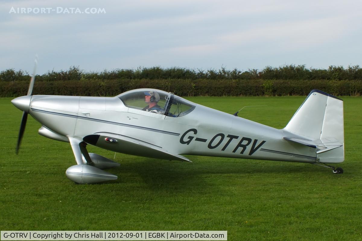 G-OTRV, 1999 Vans RV-6 C/N PFA 181-13302, at the at the LAA Rally 2012, Sywell