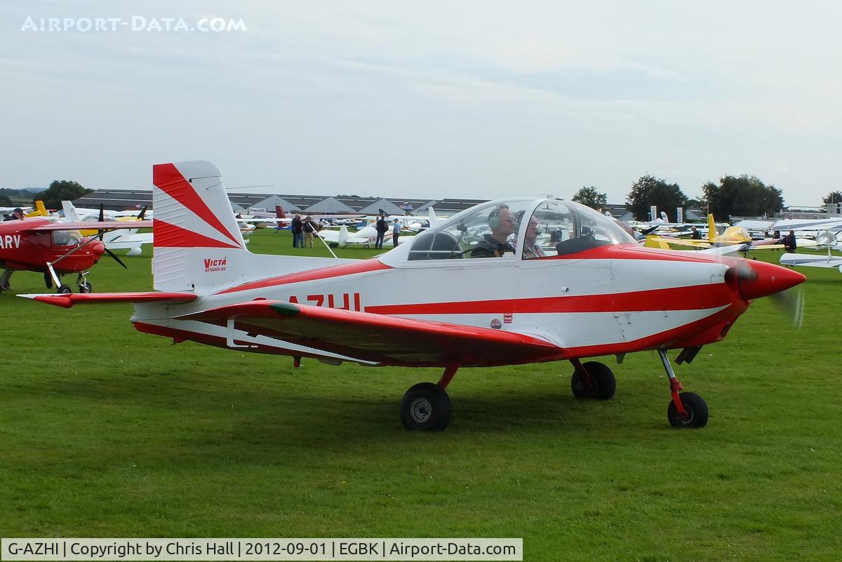 G-AZHI, 1971 AESL Glos-Airtourer Super 150/T5 C/N A540, at the at the LAA Rally 2012, Sywell