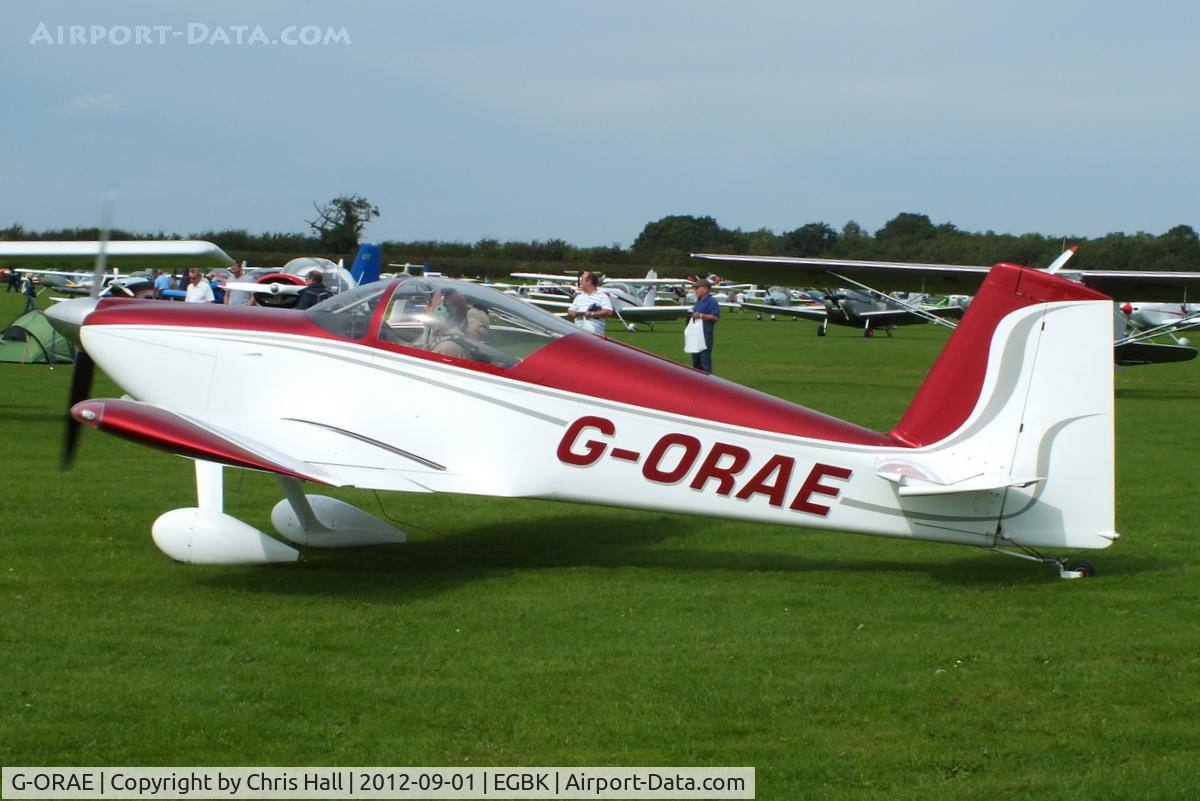 G-ORAE, 2003 Vans RV-7 C/N PFA 323-14016, at the at the LAA Rally 2012, Sywell