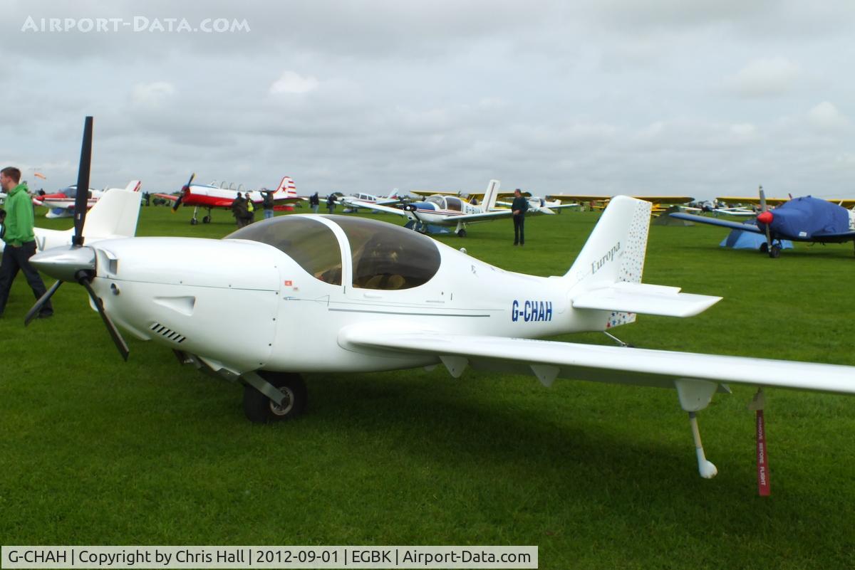 G-CHAH, 2005 Europa XS Monowheel C/N PFA 247-12949, at the at the LAA Rally 2012, Sywell