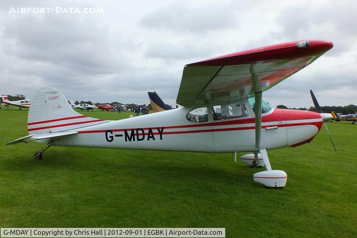 G-MDAY, 1954 Cessna 170B C/N 26350, at the at the LAA Rally 2012, Sywell