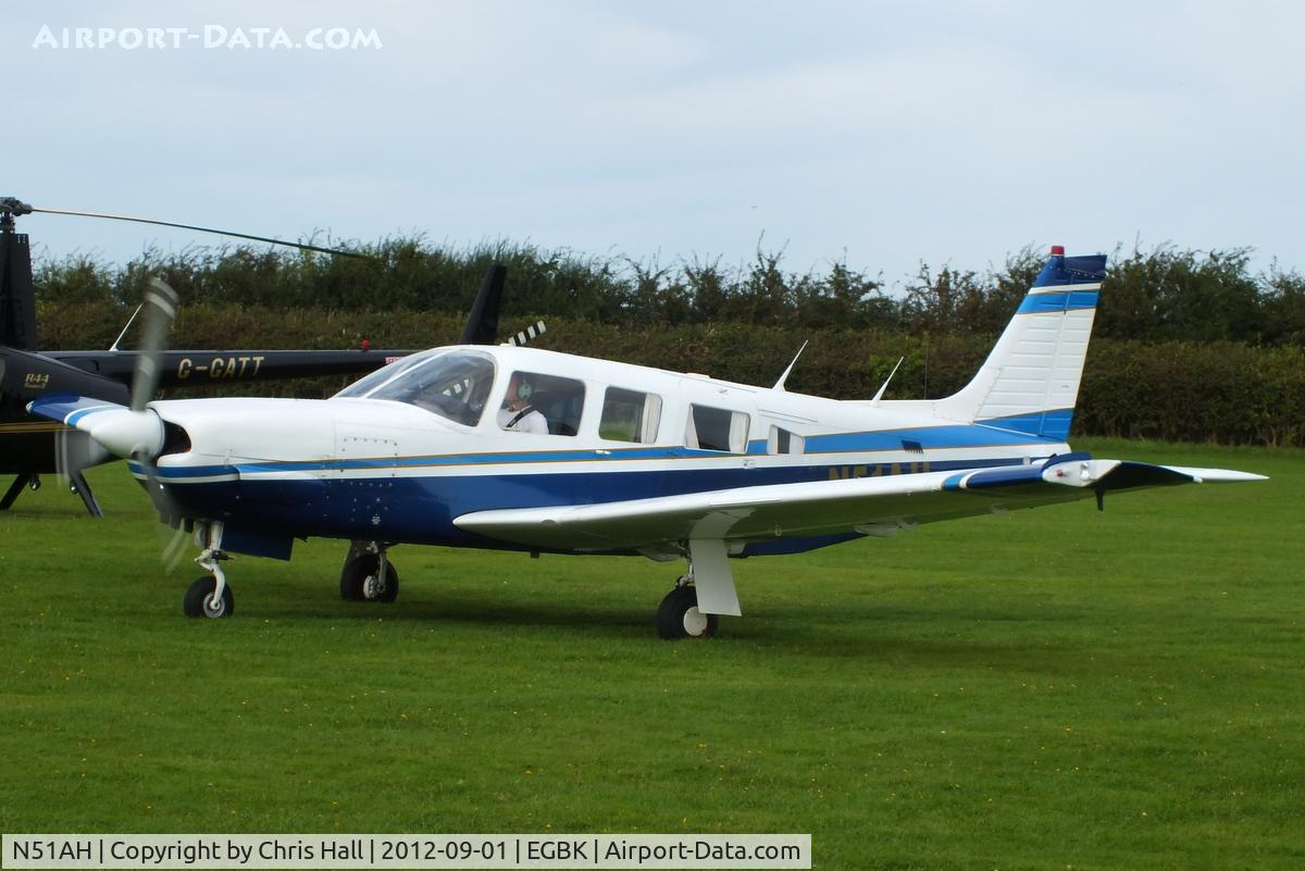 N51AH, 1984 Piper PA-32R-301 C/N 32R-8413017, at the at the LAA Rally 2012, Sywell