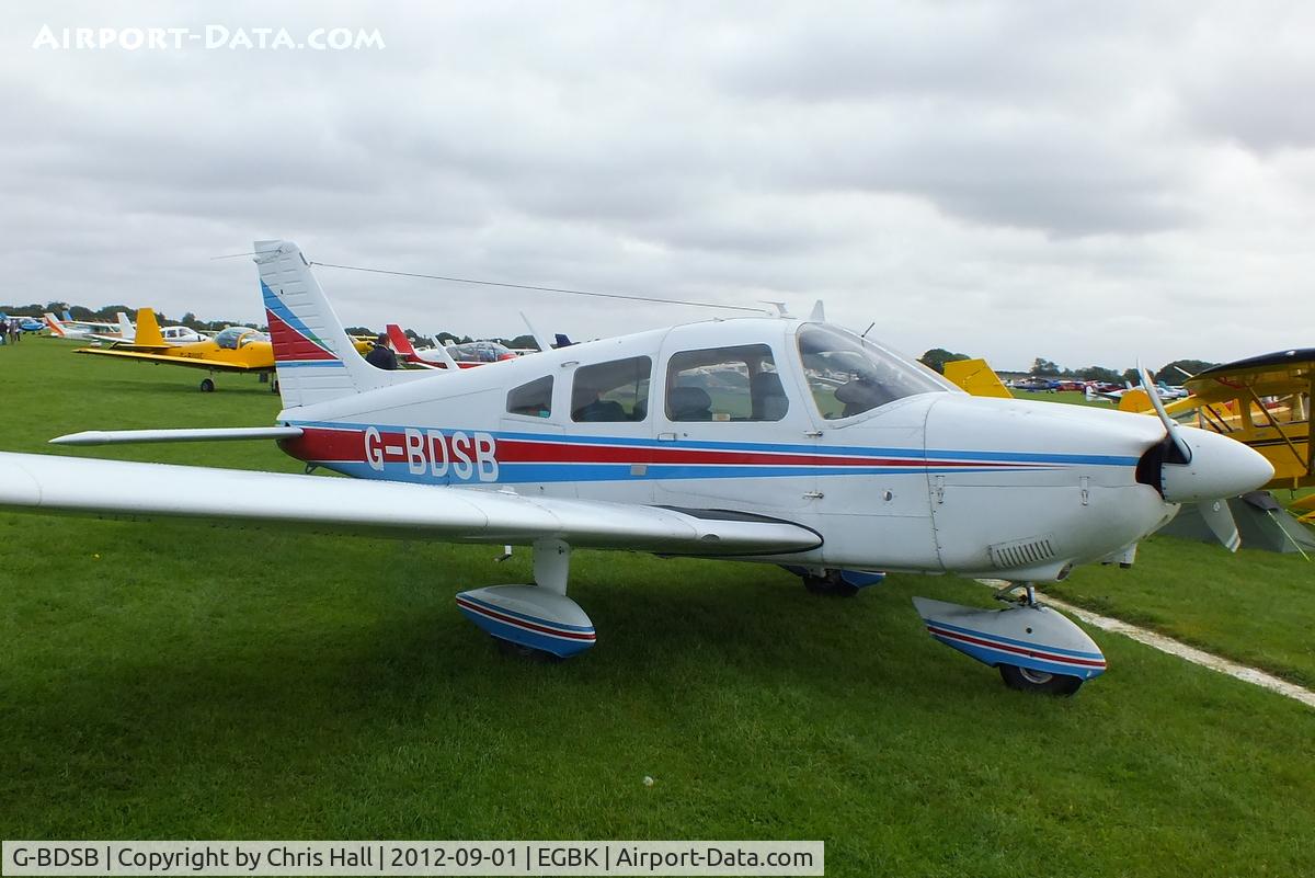 G-BDSB, 1975 Piper PA-28-181 Cherokee Archer II C/N 28-7690107, at the at the LAA Rally 2012, Sywell