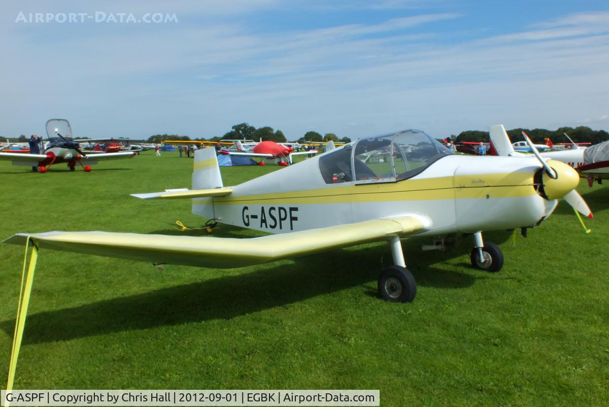 G-ASPF, 1955 Jodel (Wassmer) D-120 Paris-Nice C/N 02, at the at the LAA Rally 2012, Sywell