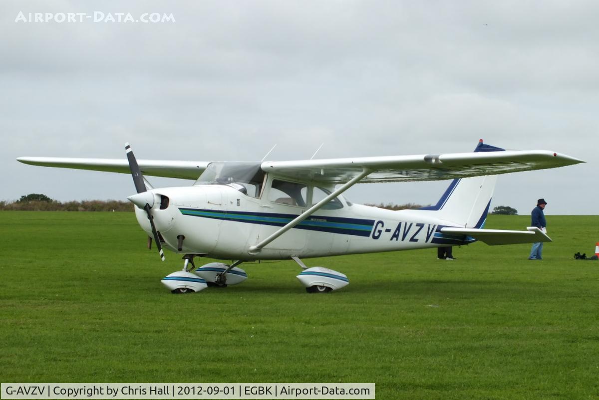 G-AVZV, 1967 Reims F172H Skyhawk C/N 0511, at the at the LAA Rally 2012, Sywell
