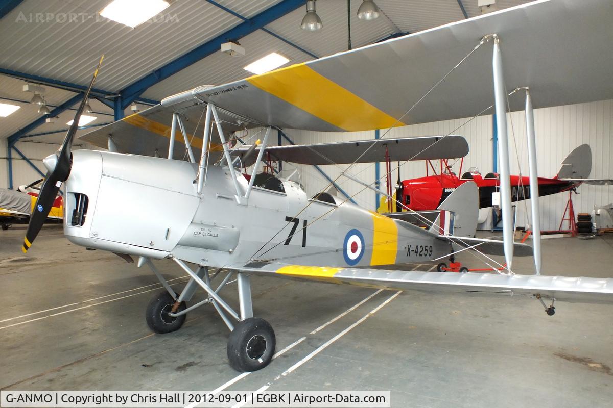 G-ANMO, 1935 De Havilland DH-82A Tiger Moth II C/N 3255, at the at the LAA Rally 2012, Sywell