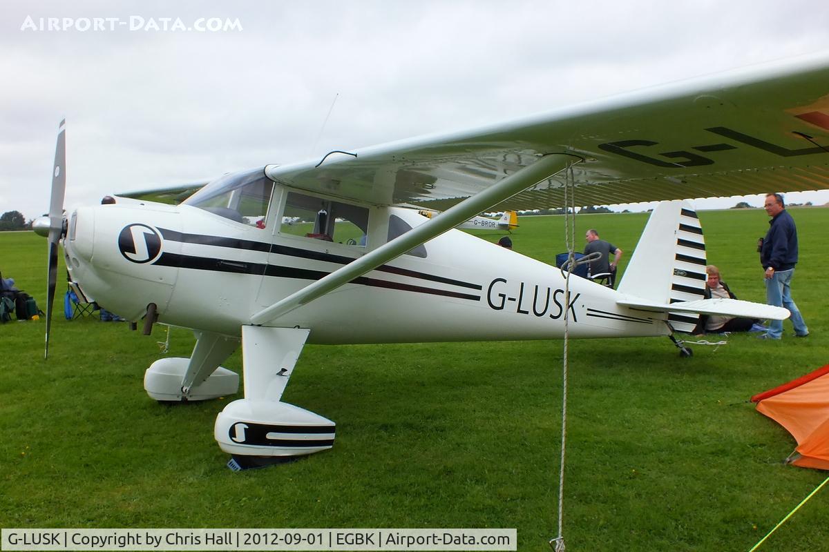 G-LUSK, 1947 Luscombe 8F Silvaire C/N 3795, at the at the LAA Rally 2012, Sywell
