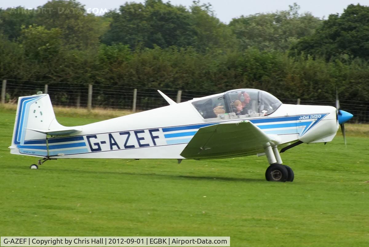G-AZEF, 1966 Wassmer (Jodel) D-120 Paris-Nice C/N 321, at the at the LAA Rally 2012, Sywell