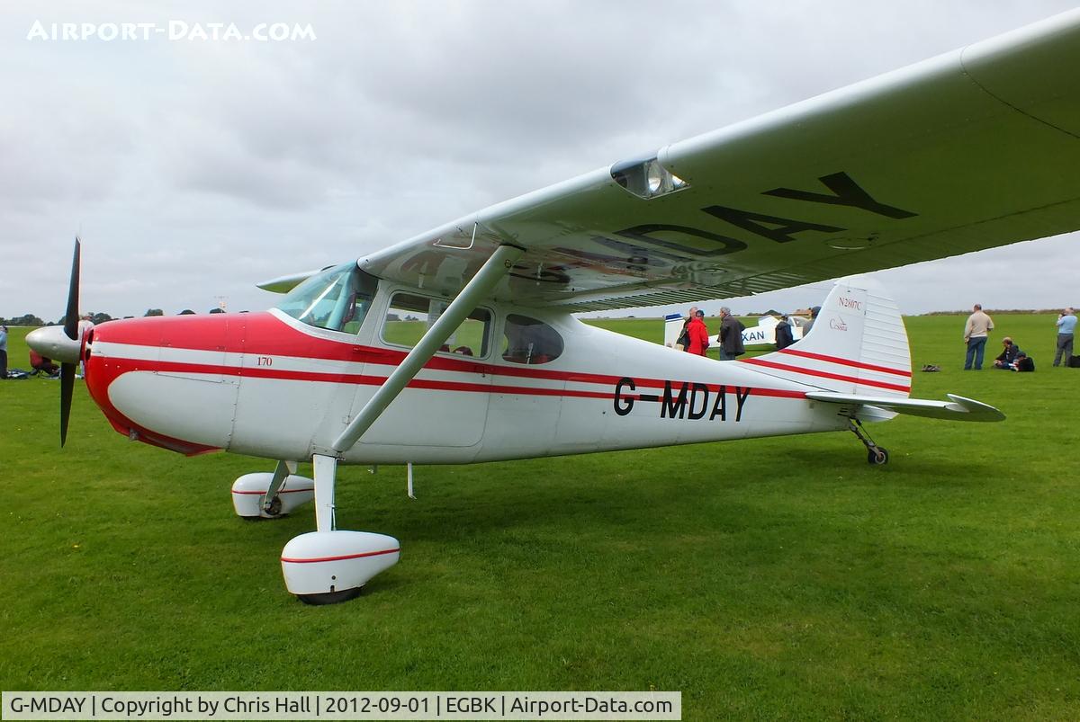G-MDAY, 1954 Cessna 170B C/N 26350, at the at the LAA Rally 2012, Sywell