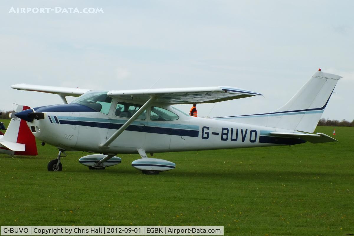 G-BUVO, 1977 Reims Cessna F182P C/N 0022, at the at the LAA Rally 2012, Sywell