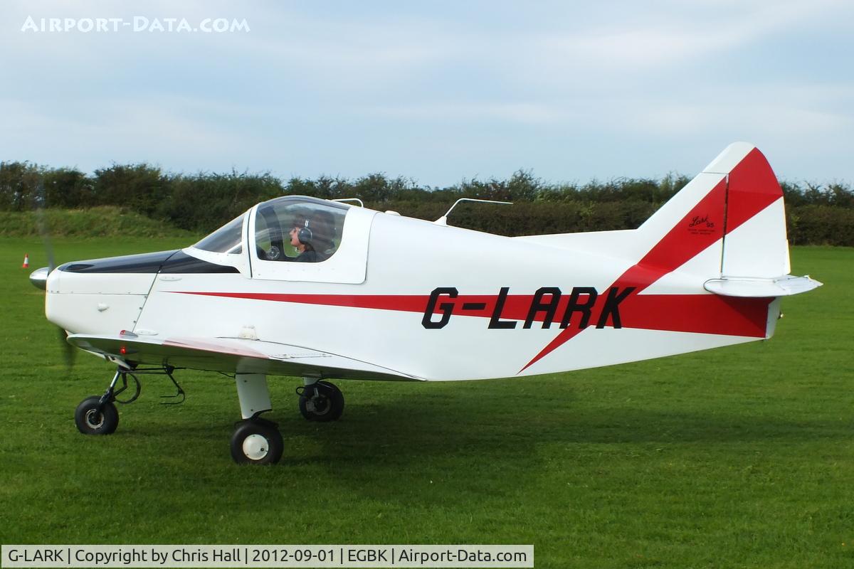 G-LARK, 1970 Helton Lark 95 C/N 9517, at the at the LAA Rally 2012, Sywell