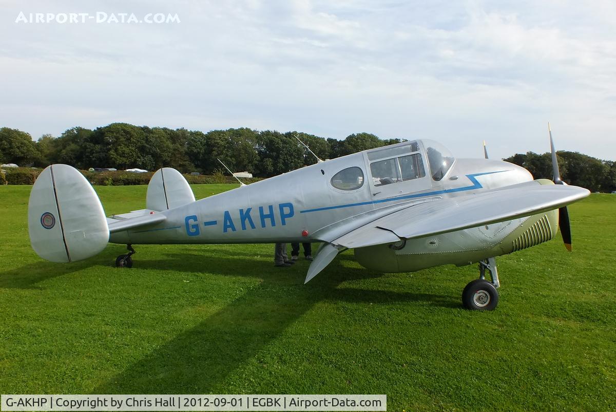 G-AKHP, 1947 Miles M65 Gemini 1A C/N 6519, at the at the LAA Rally 2012, Sywell