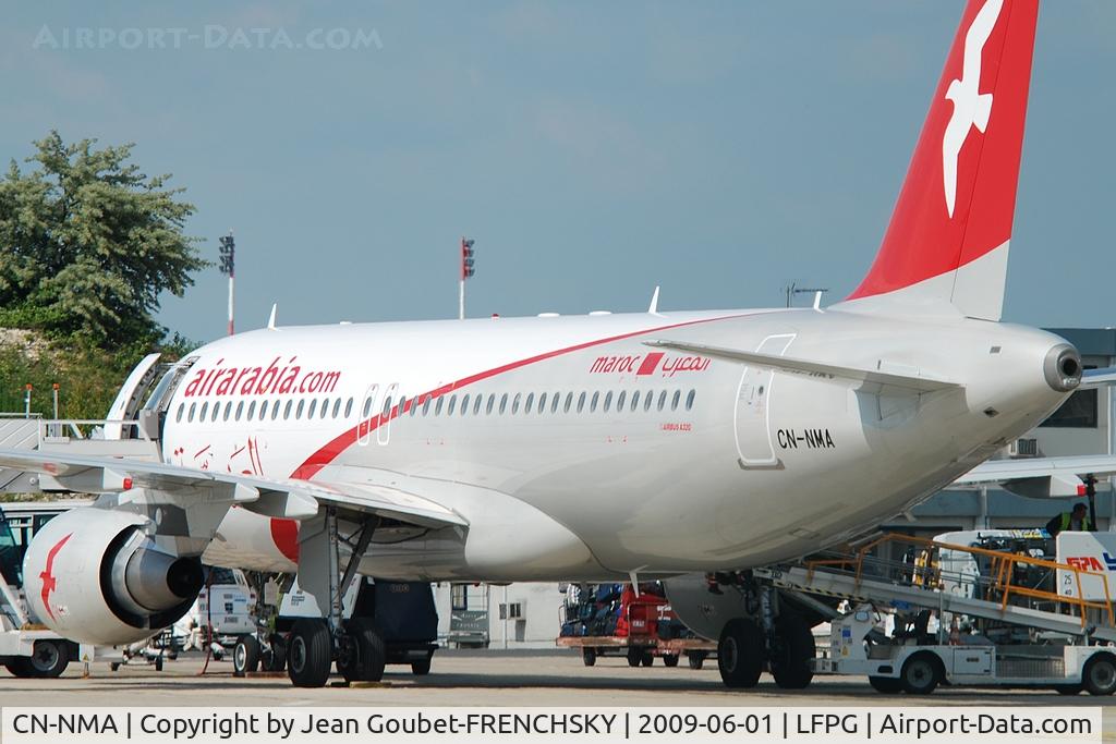 CN-NMA, 2009 Airbus A320-214 C/N 3809, AIR ARABIA at CDG T3