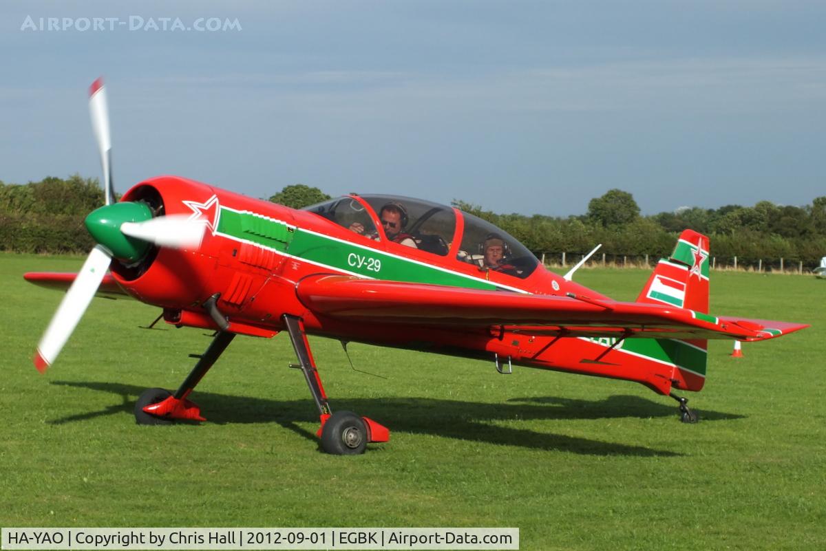 HA-YAO, 1998 Sukhoi Su-29 C/N N0001-01, at the at the LAA Rally 2012, Sywell