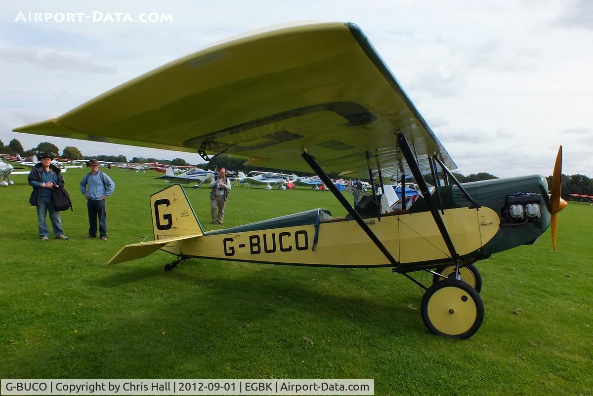 G-BUCO, 1992 Pietenpol Air Camper C/N PFA 047-11829, at the at the LAA Rally 2012, Sywell