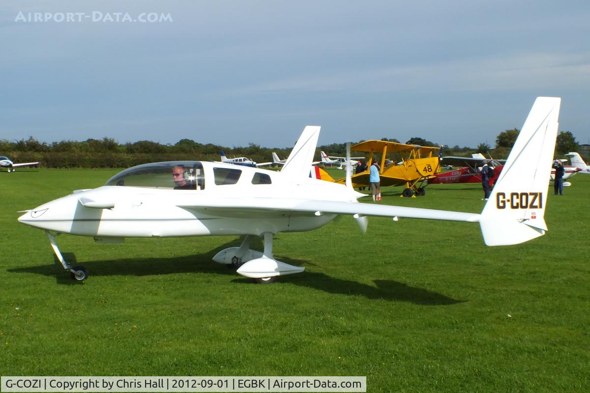 G-COZI, 1993 Co-Z Cozy Mark III C/N PFA 159-12162, at the at the LAA Rally 2012, Sywell