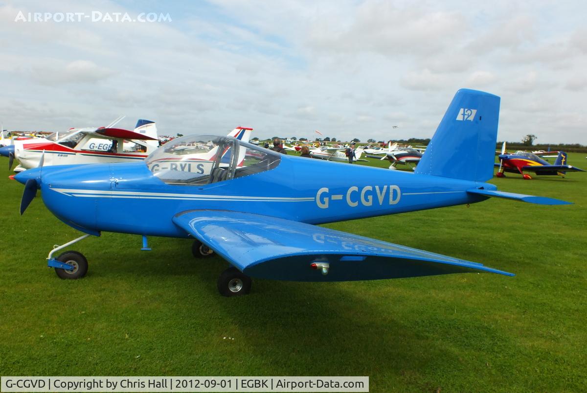 G-CGVD, 2011 Vans RV-12 C/N LAA 363-15005, at the at the LAA Rally 2012, Sywell
