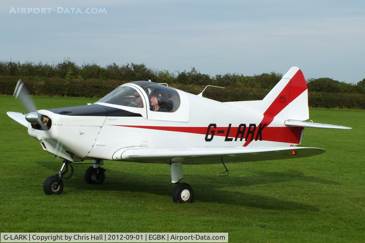 G-LARK, 1970 Helton Lark 95 C/N 9517, at the at the LAA Rally 2012, Sywell