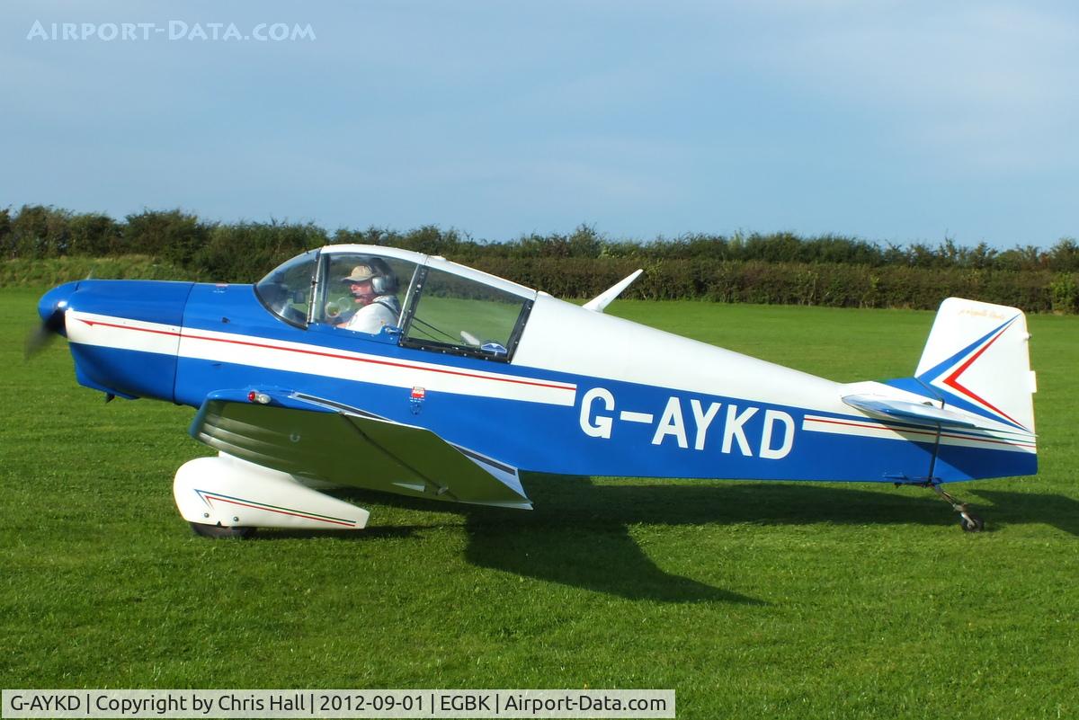 G-AYKD, 1962 Jodel DR-1050 Ambassadeur C/N 351, at the at the LAA Rally 2012, Sywell