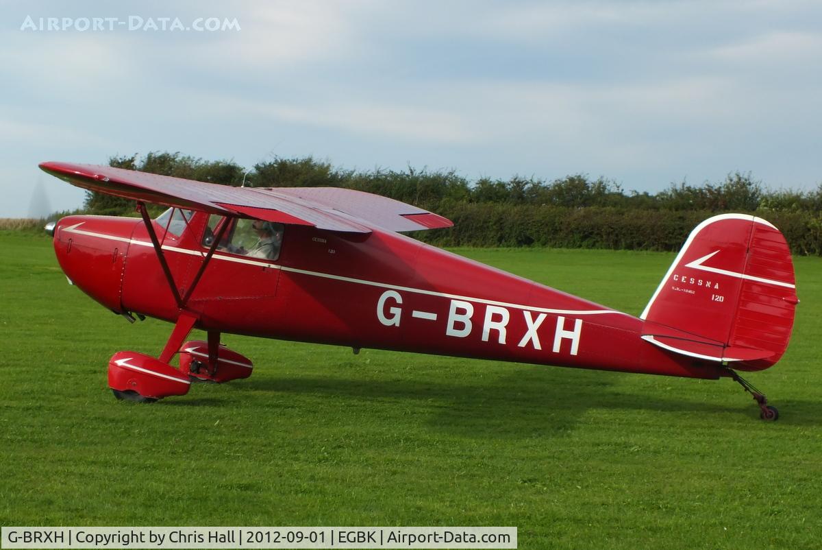 G-BRXH, 1946 Cessna 120 C/N 10462, at the at the LAA Rally 2012, Sywell