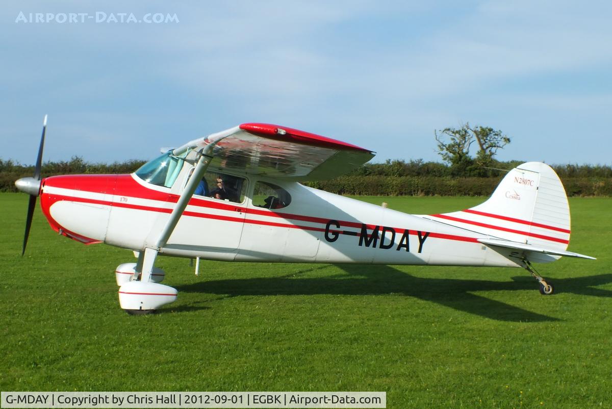 G-MDAY, 1954 Cessna 170B C/N 26350, at the at the LAA Rally 2012, Sywell