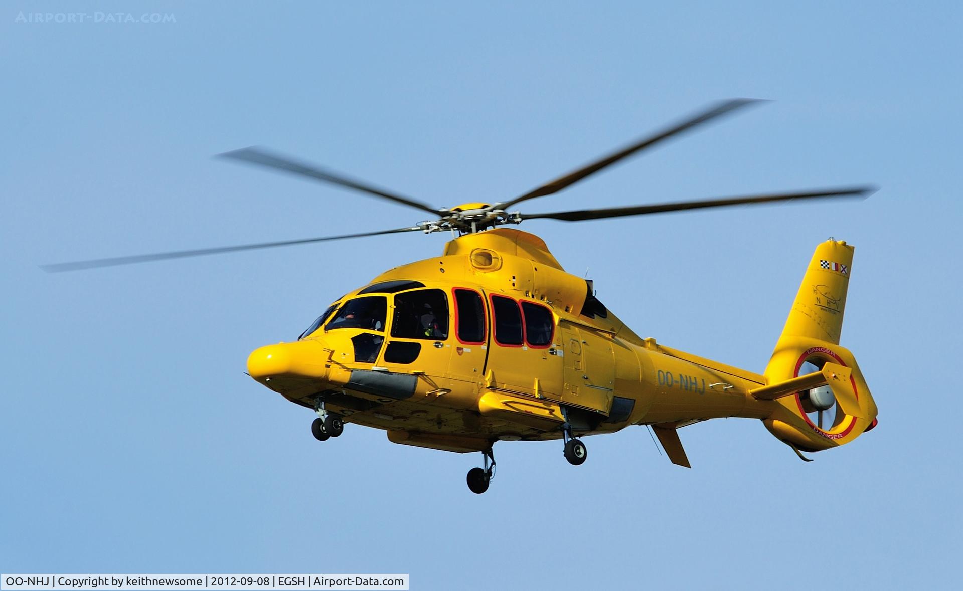 OO-NHJ, 2009 Eurocopter EC-155B-1 C/N 6842, One of many based offshore support helicopters !
