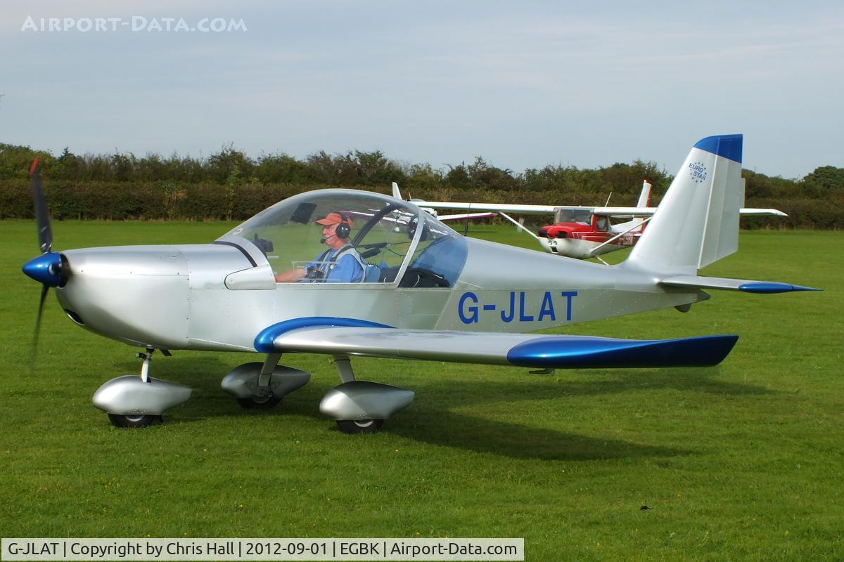 G-JLAT, 2003 Aerotechnik EV-97 Eurostar C/N PFA 315-14068, at the at the LAA Rally 2012, Sywell