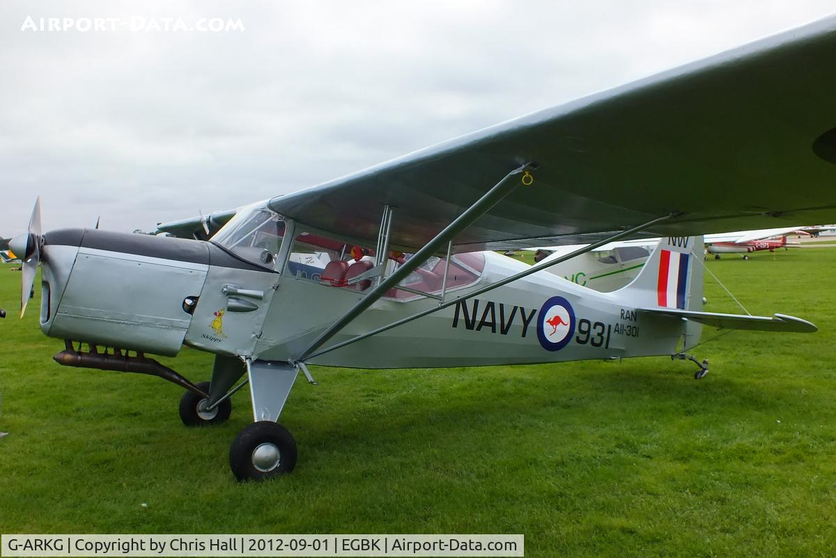 G-ARKG, 1952 Auster J-5G Autocar C/N 3061, at the at the LAA Rally 2012, Sywell