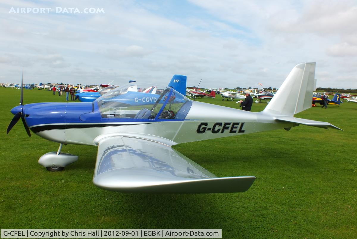 G-CFEL, 2008 Aerotechnik EV-97 Eurostar C/N PFA 315-14740, at the at the LAA Rally 2012, Sywell