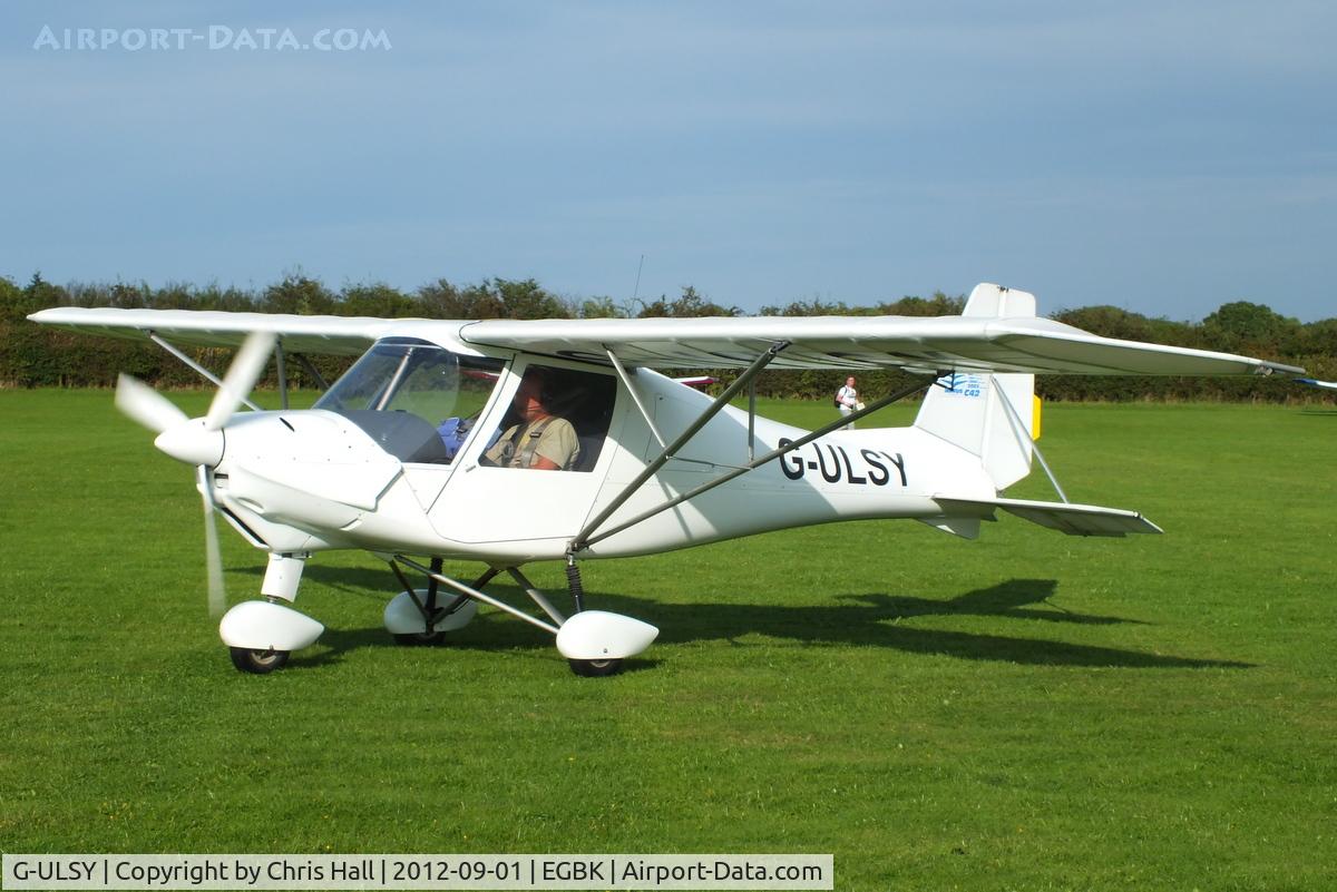 G-ULSY, 2004 Comco Ikarus C42 FB80 C/N 0405-6603, at the at the LAA Rally 2012, Sywell