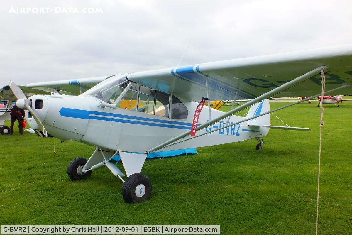 G-BVRZ, 1954 Piper L-18C Super Cub (PA-18-95) C/N 18-3381, at the at the LAA Rally 2012, Sywell