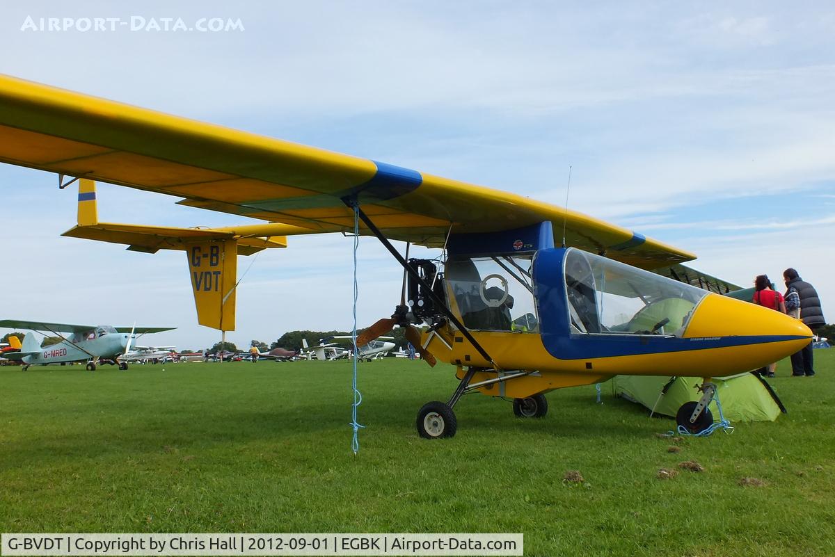 G-BVDT, 1996 CFM Streak Shadow C/N PFA 206-12462, at the at the LAA Rally 2012, Sywell