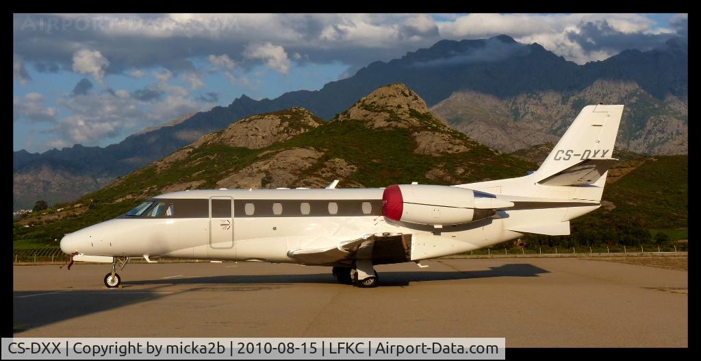 CS-DXX, 2008 Cessna 560XL Citation XLS C/N 560-5789, Parked