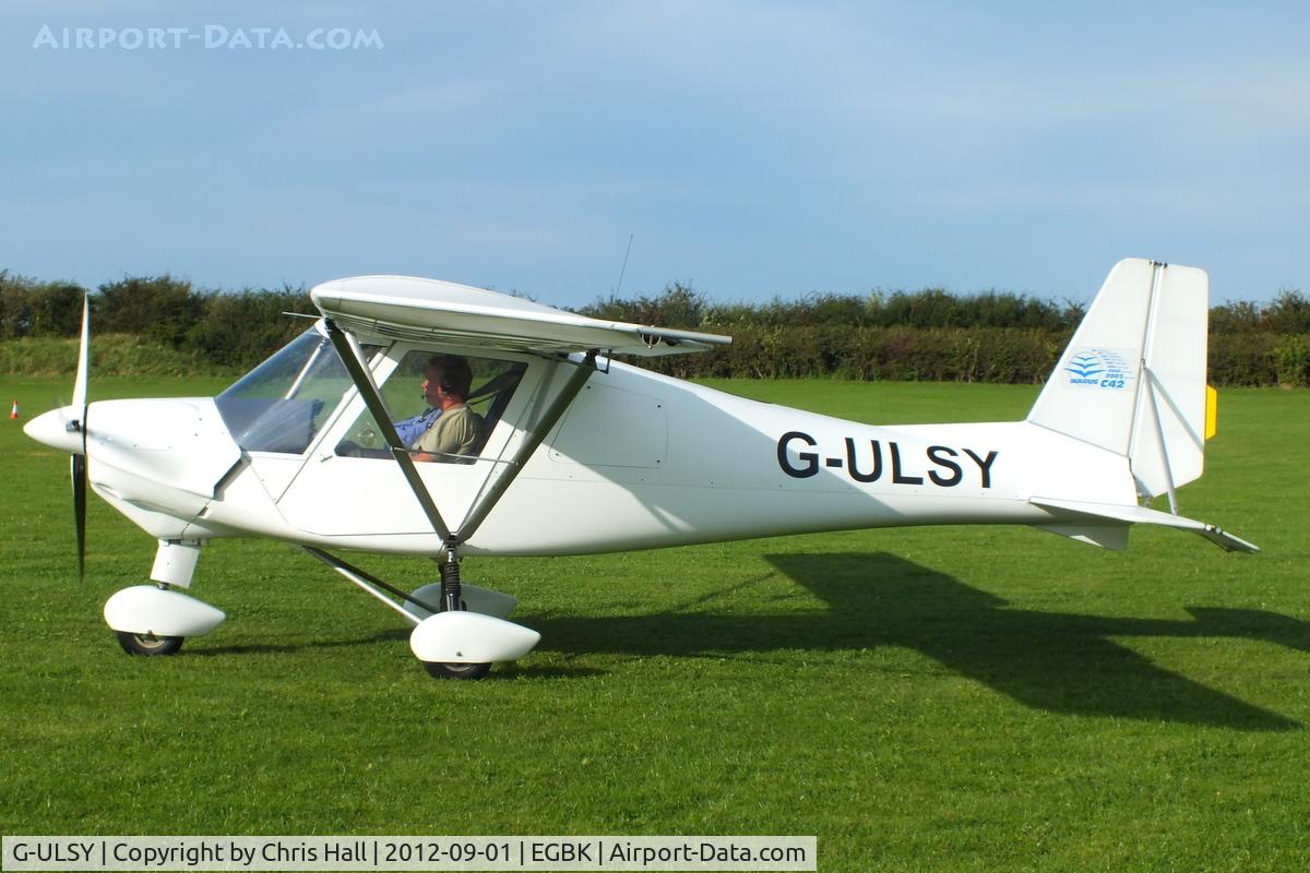 G-ULSY, 2004 Comco Ikarus C42 FB80 C/N 0405-6603, at the at the LAA Rally 2012, Sywell