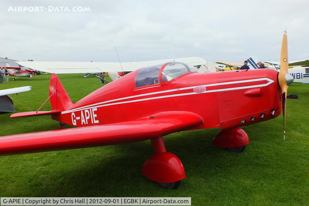 G-APIE, 1958 Tipsy Belfair C/N 535, at the at the LAA Rally 2012, Sywell