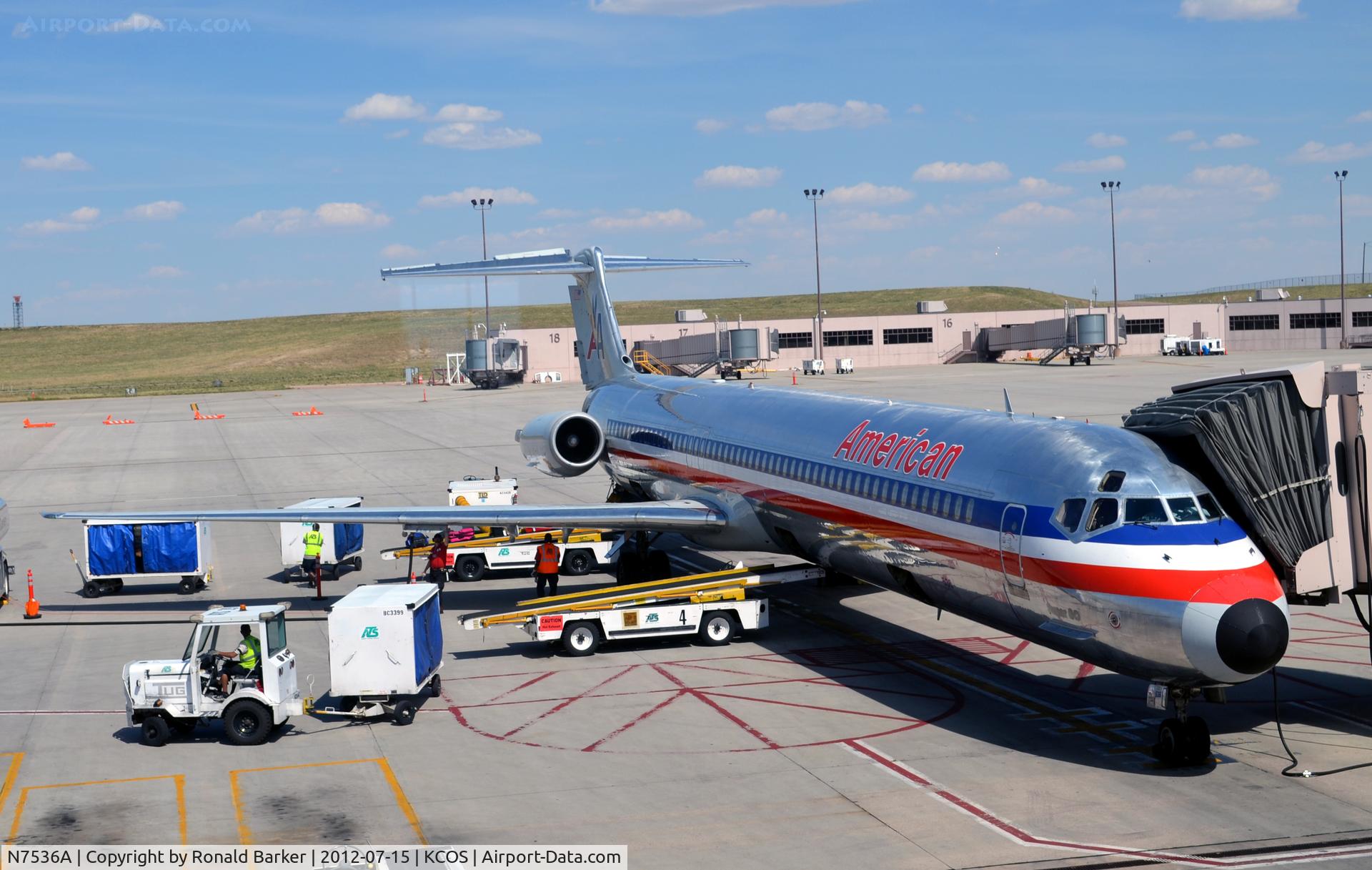 N7536A, 1990 McDonnell Douglas MD-82 (DC-9-82) C/N 49990, Colorado Springs