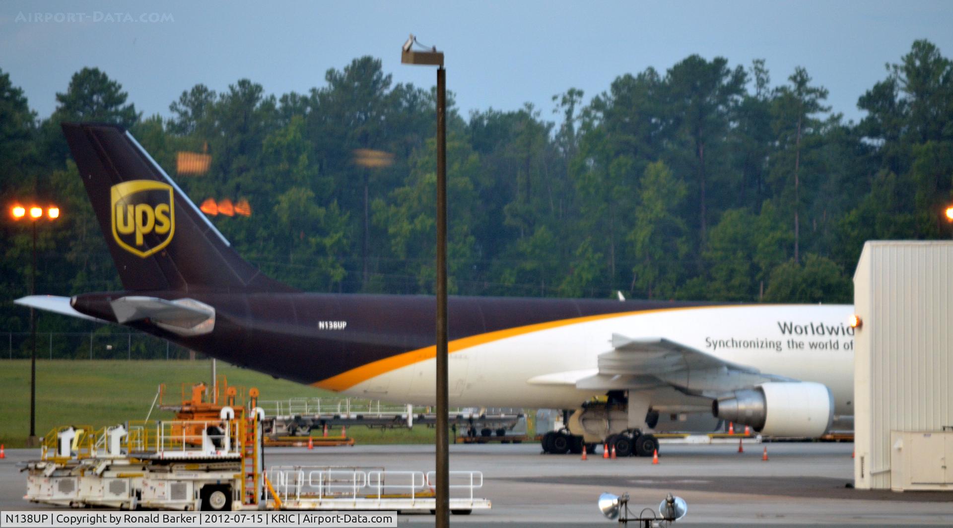 N138UP, 2001 Airbus A300F4-622R(F) C/N 0821, RIC VA